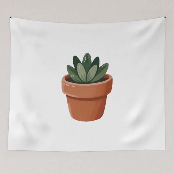 Item preview, Succulent Plant in Terra Cotta Pot  designed and sold by UmbrellaStudio1.