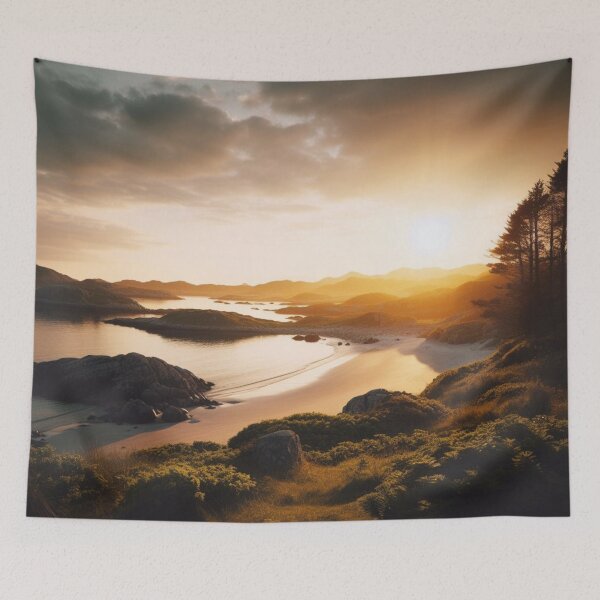 Item preview, Calm sunset at the beach 10 designed and sold by I-HERE.