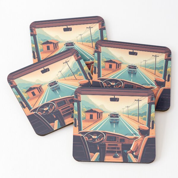 Item preview, Bus Journey designed and sold by vectorillus.