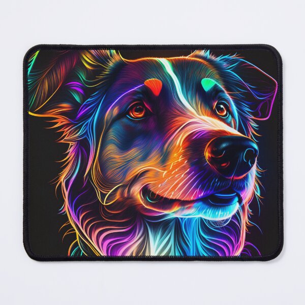 Item preview, Dog Neon Art 2 designed and sold by AstroRisq.