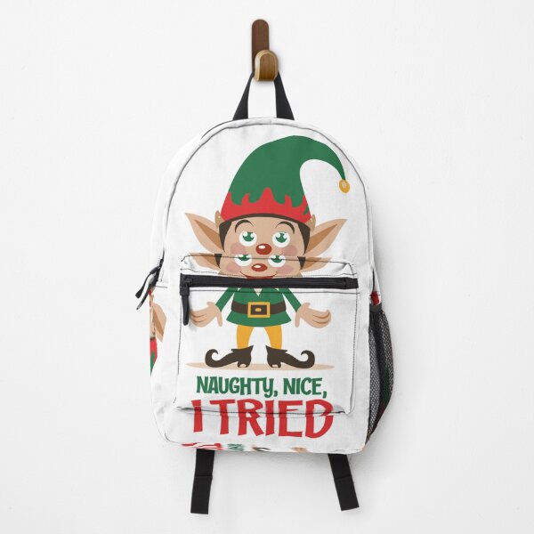 Item preview, Elf's Festive Quip - Naughty, Nice, I Tried designed and sold by Bratak.