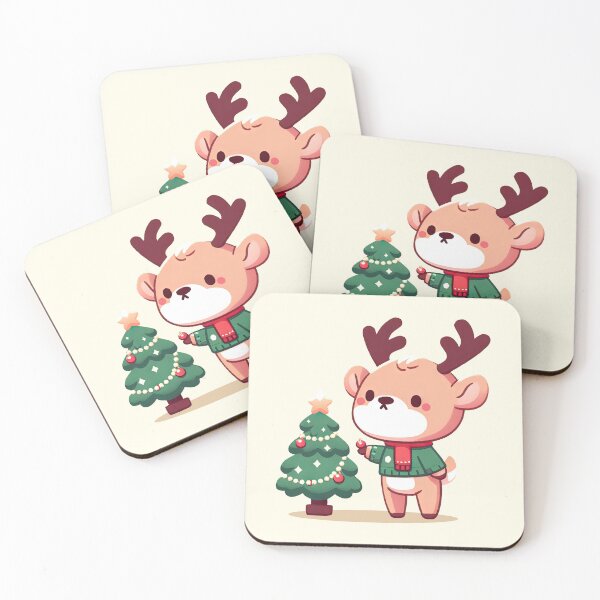 Item preview, Christmas Deer and Christmas Tree designed and sold by KAI-Studio.