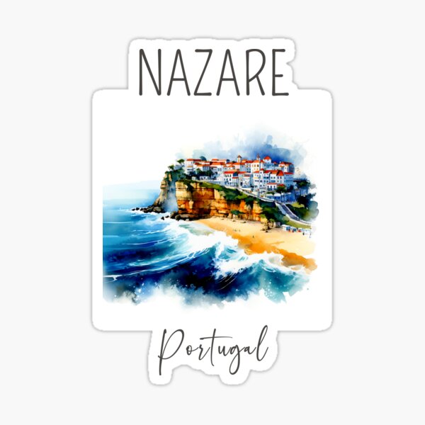 Artikel-Vorschau von Aquarelldesign von Nazare - Portugal, designt und verkauft von Sketch-Shack.