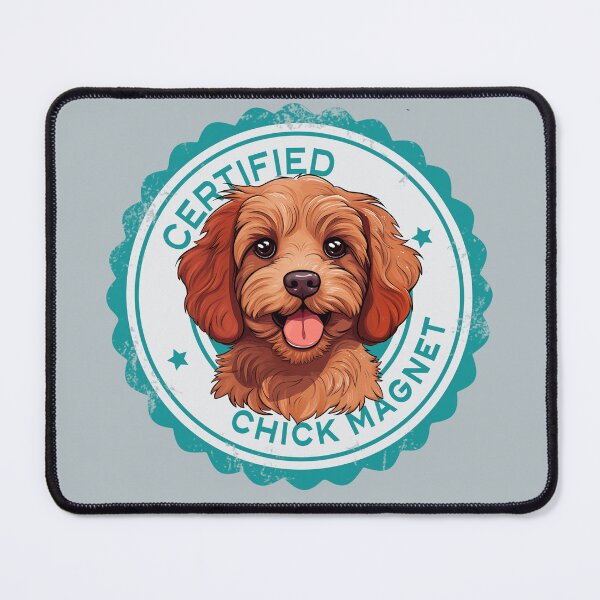 Item preview, Cavapoo Cavoodle Oodle Funny Certified Chick Magnet - Ruby Red designed and sold by wotsthis.