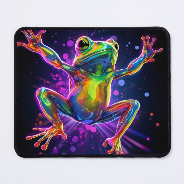 Item preview, Frog Neon Art 2 designed and sold by AstroRisq.