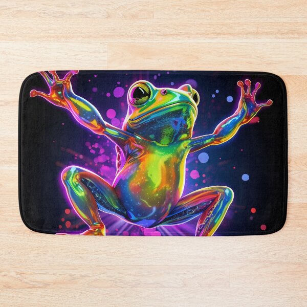 Item preview, Frog Neon Art 2 designed and sold by AstroRisq.