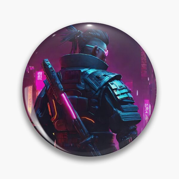 Item preview, Samurai Cyberpunk Futuristic-Retro designed and sold by AzDrop.