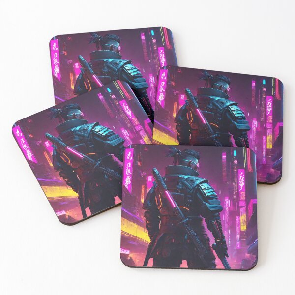 Item preview, Samurai Cyberpunk Futuristic-Retro designed and sold by AzDrop.