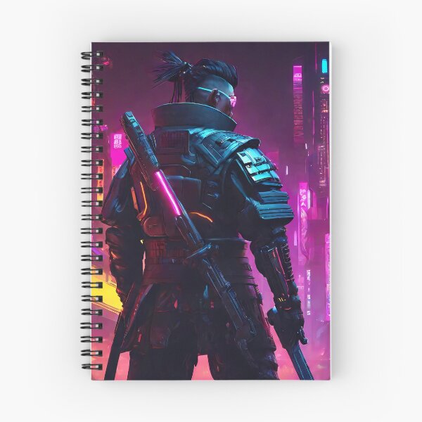 Item preview, Samurai Cyberpunk Futuristic-Retro designed and sold by AzDrop.