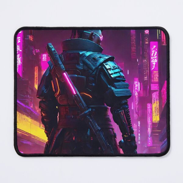 Item preview, Samurai Cyberpunk Futuristic-Retro designed and sold by AzDrop.