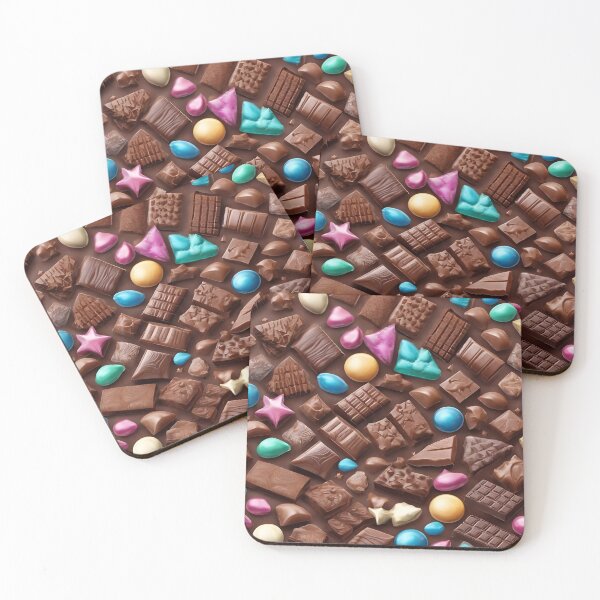 Item preview,   Delicious Colorful Chocolate Pattern designed and sold by DigiDreamyArt.