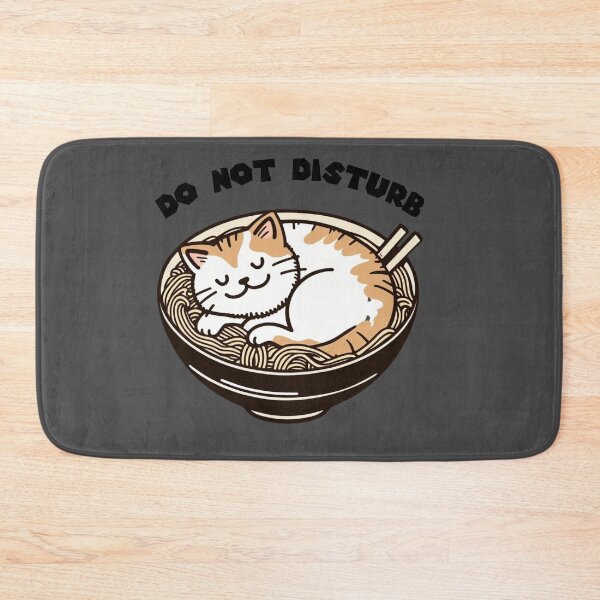 Item preview, Napping Cat's Noodle Haven: Peaceful Slumber in a Brown Bowl designed and sold by sharon1210.