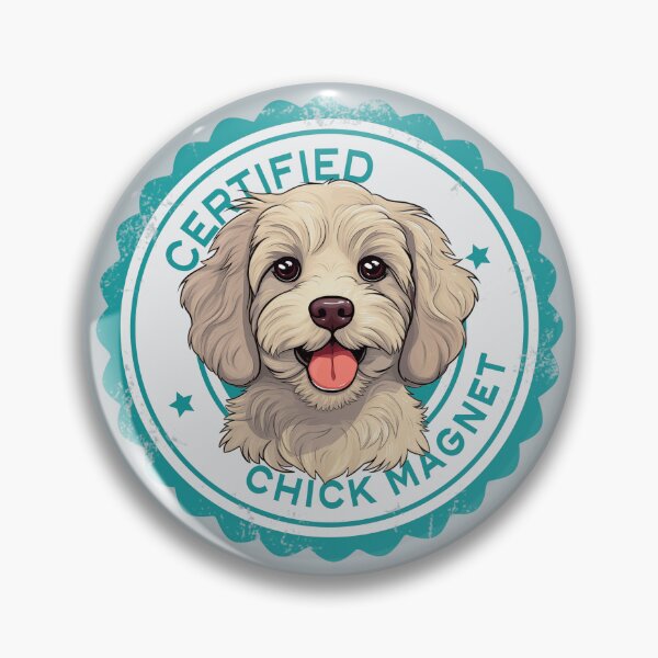 Item preview, Cavapoo Cavoodle Oodle Funny Certified Chick Magnet - Cream designed and sold by wotsthis.