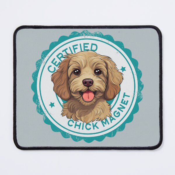 Item preview, Cavapoo Cavoodle Oodle Funny Certified Chick Magnet - Gold designed and sold by wotsthis.