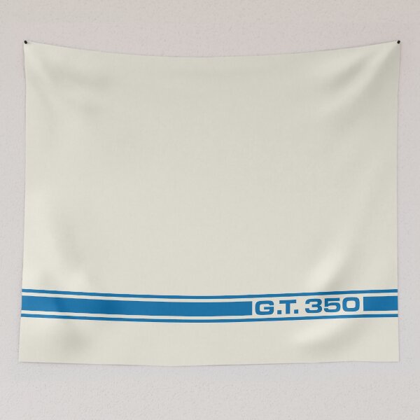 Item preview, GT 350 stripes - Blue print designed and sold by retropetrol.