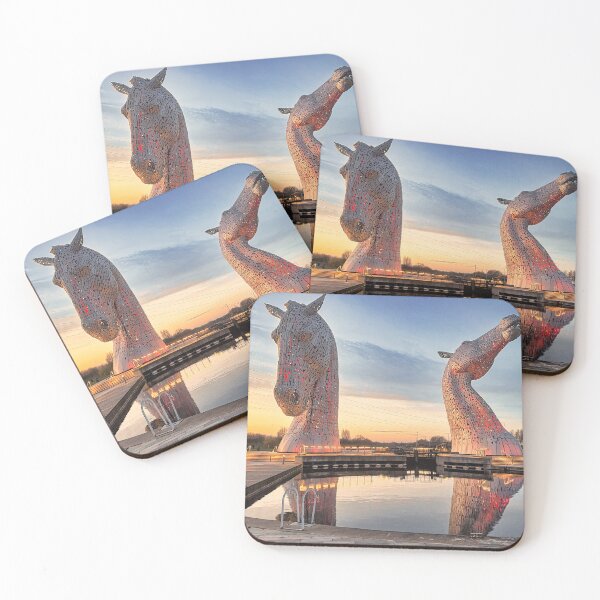 Item preview,  The Kelpies at sunset , the Helix , Falkirk , Scotland designed and sold by Photogold Photo Gifts.