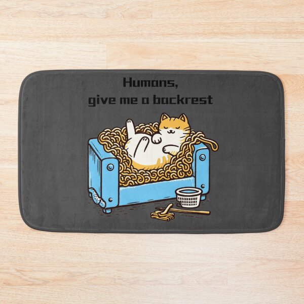 Item preview, Spoiled Cat's Lounge Demands: Noodles and Comfort on the Couch designed and sold by sharon1210.
