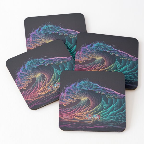 Item preview, Neon Waves without Quote 11/28 designed and sold by Jenson Major.