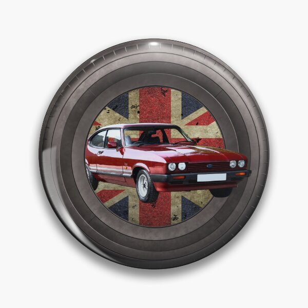 Item preview, Ford Capri MK3 In A Tyre Red designed and sold by KLloydPhotos.