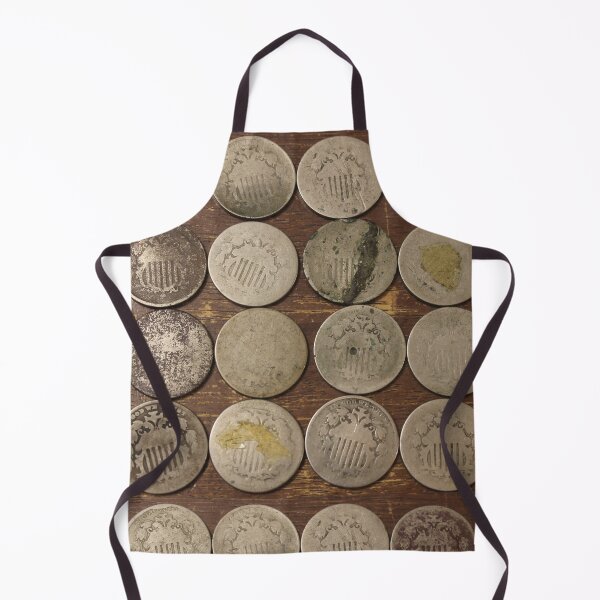 Item preview,  Well used Shield Nickels  designed and sold by coinsxcrochet.