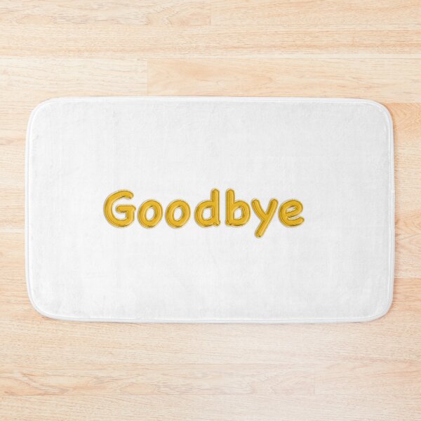 Item preview, Golden Balloon Foil Goodbye Label designed and sold by NormadWorld.