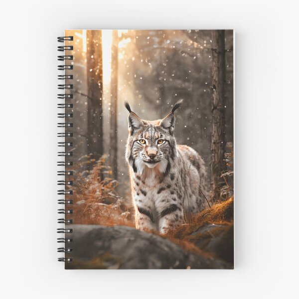 Artikelvorschau, Luchs und erster Schnee entworfen und verkauft von occorocks.