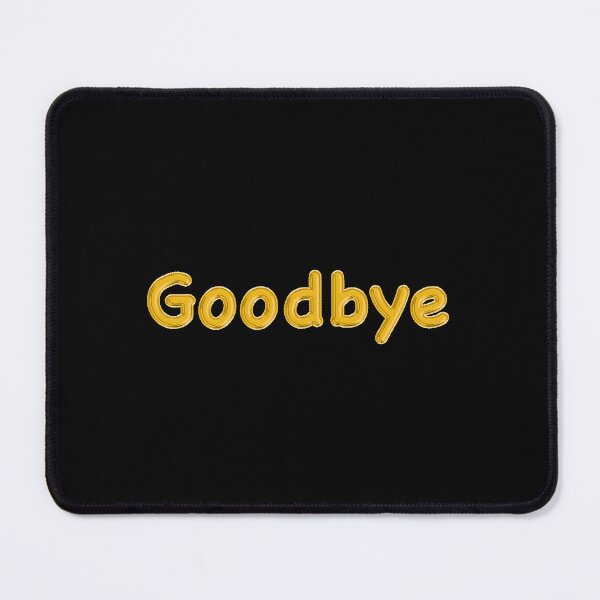 Item preview, Golden Balloon Foil Goodbye Label - (Black) designed and sold by NormadWorld.