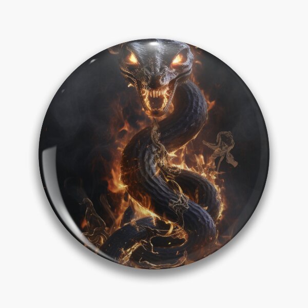 Item preview, Snake on Fire 1 designed and sold by AstroRisq.