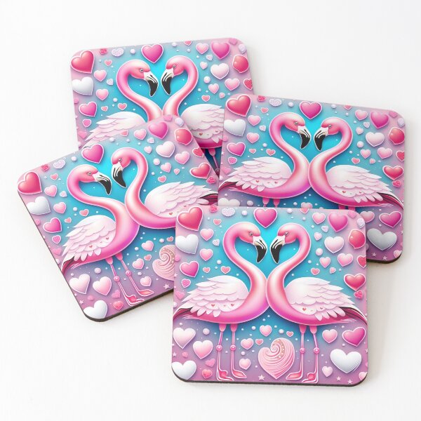 Item preview, Flamingos Pink Love designed and sold by purplesensation.