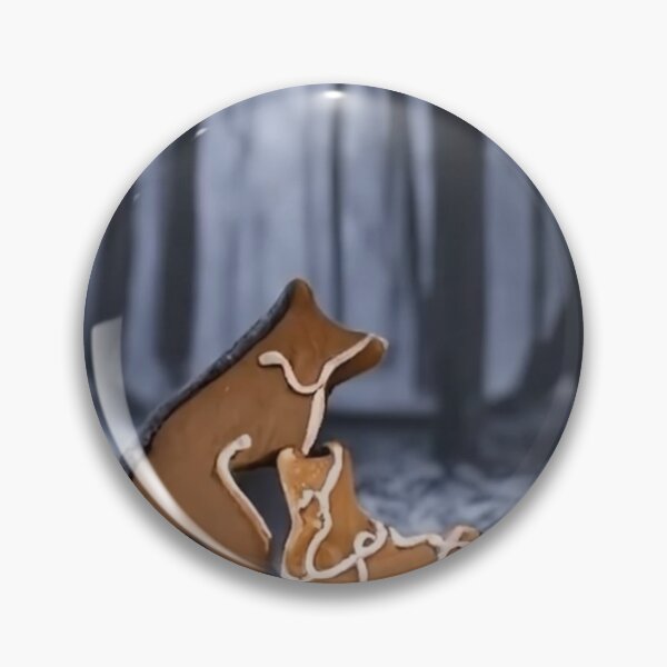 Item preview, gingerbread wolves in a snowy forest designed and sold by moonlightxox.