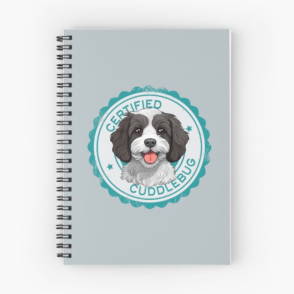 Item preview, Cavapoo Cavoodle Oodle Funny Certified Cuddlebug - Black and White designed and sold by wotsthis.
