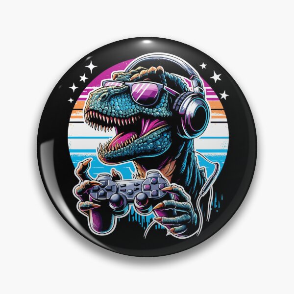 Item preview, T-rex gamer designed and sold by gittuska11.