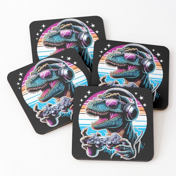 Item preview, T-rex gamer designed and sold by gittuska11.