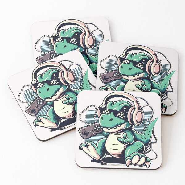 Item preview, Cool gamer t-rex designed and sold by gittuska11.