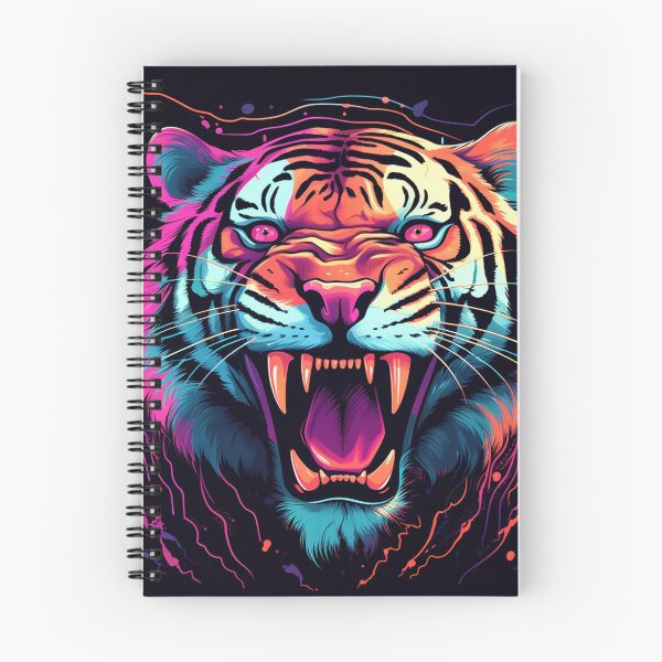 Item preview, Tiger Cartoon Neon Art designed and sold by AstroRisq.