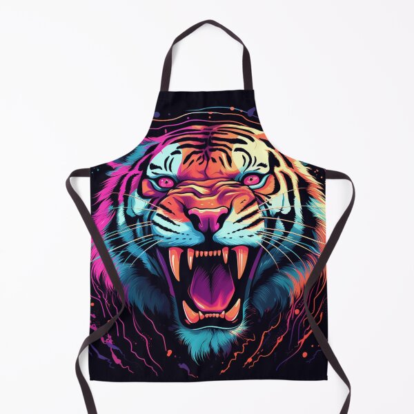 Item preview, Tiger Cartoon Neon Art designed and sold by AstroRisq.