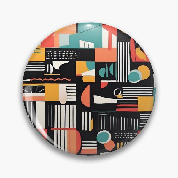 Item preview, Magical Bauhaus Style Pattern designed and sold by DigiDreamyArt.