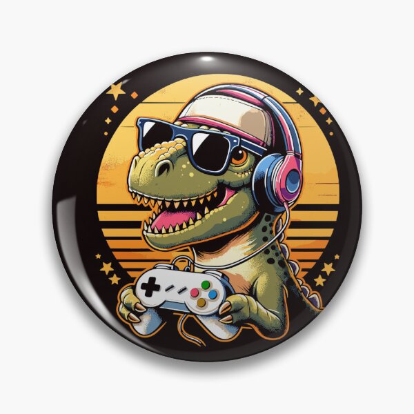 Item preview, T-rex gamer designed and sold by gittuska11.