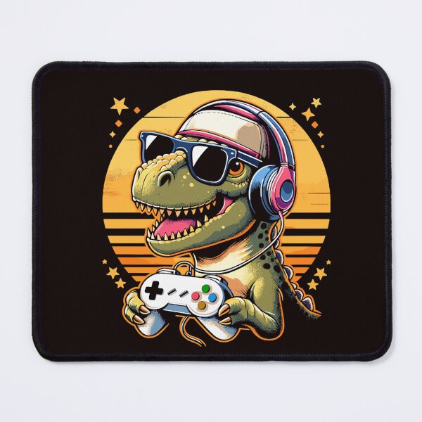 Item preview, T-rex gamer designed and sold by gittuska11.