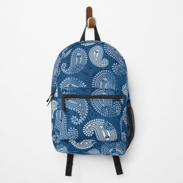 Item preview, Classic Blue Overlapped Paisleys designed and sold by VIBEARTZDESIGN.