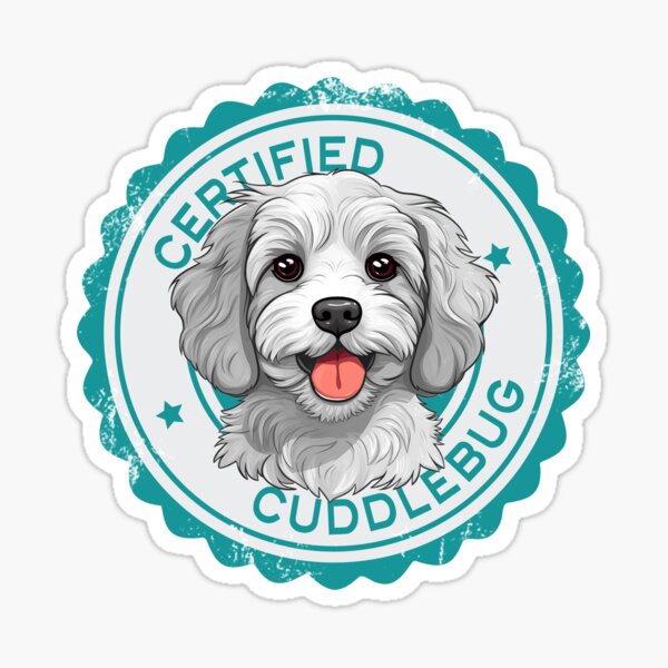 Item preview, Cavapoo Cavoodle Oodle Funny Certified Cuddlebug - White designed and sold by wotsthis.