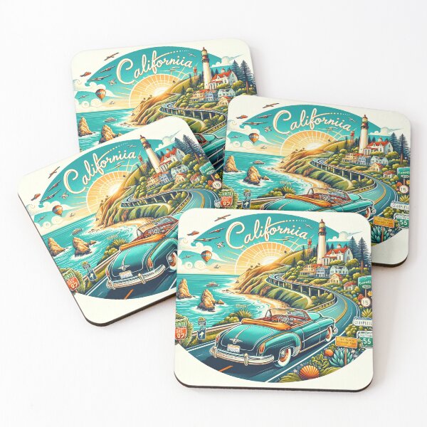 Item preview, Coastal Cruise: California Road Trip Adventure designed and sold by FIYARO.