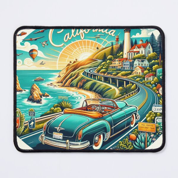 Item preview, Coastal Cruise: California Road Trip Adventure designed and sold by FIYARO.