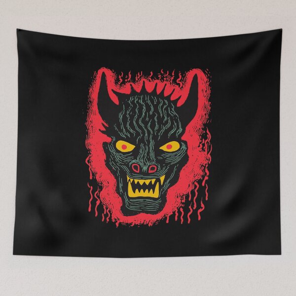 Item preview, Demon Monster Face designed and sold by TheHellSong.