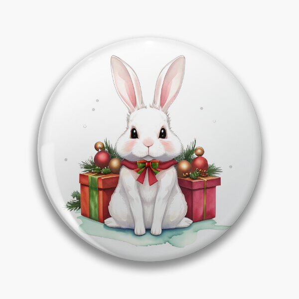 Item preview, Cute Christmas rabbit designed and sold by Harmonysens.