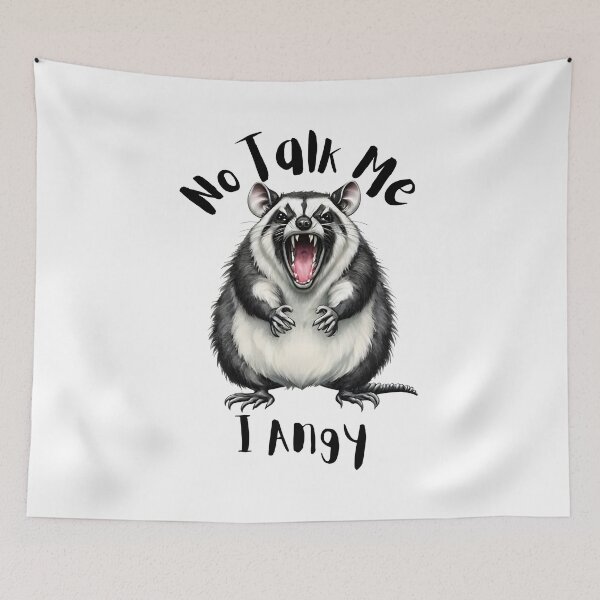 Item preview, No talk me. I angy  designed and sold by Angry Swan Designs.