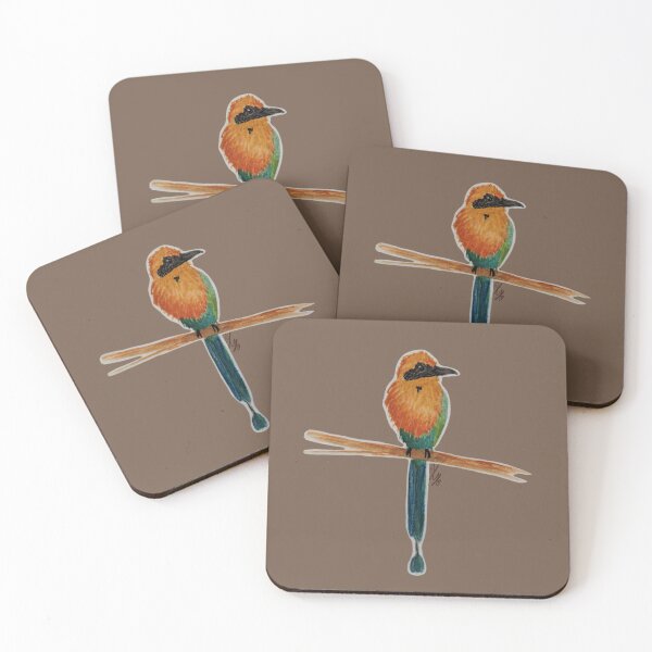 Item preview, Broad billed motmot designed and sold by Rika Hatchshiba.