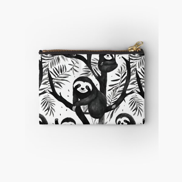 Item preview, Happy sloths peacefully unwinding in the treetops seamless pattern designed and sold by IssaraStudio.