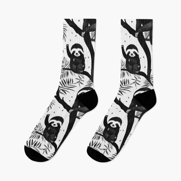 Item preview, Happy sloths peacefully unwinding in the treetops seamless pattern designed and sold by IssaraStudio.