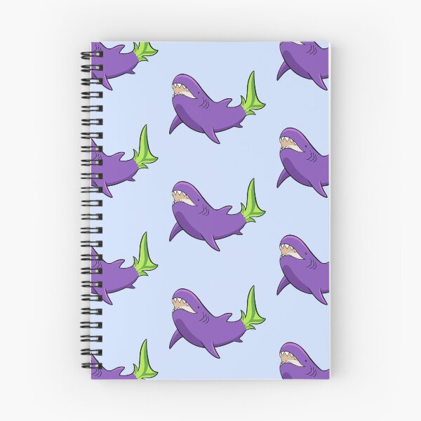 Item preview, Eggplant Shark designed and sold by DinoDoggie.